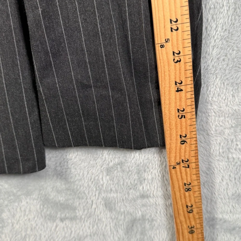 Polo Ralph Lauren Suit Jacket Mens 44R Gray Pinstripe Performance Wool $398